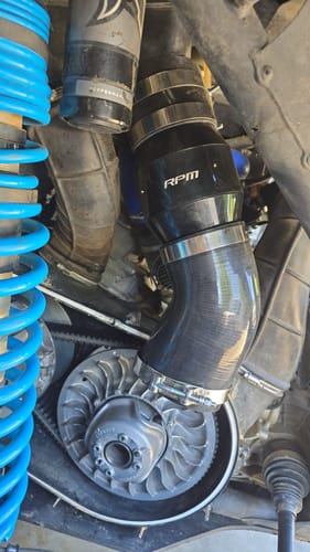 Customer photo review of RPM Can-Am Maverick X3 "ECF" Electric Clutch Blower Fan Kit - Lower Clutch / Belt Temperature