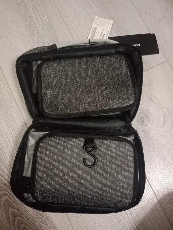 Customer photo review of Compact Size and Large Capacity Multi-Layer Paged Washbag