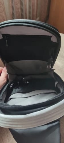 Customer photo review of The Ratio Arc Mini: MarkRyden First Kickstarter campaign - Hard-shell Waterproof Crossbody Bag