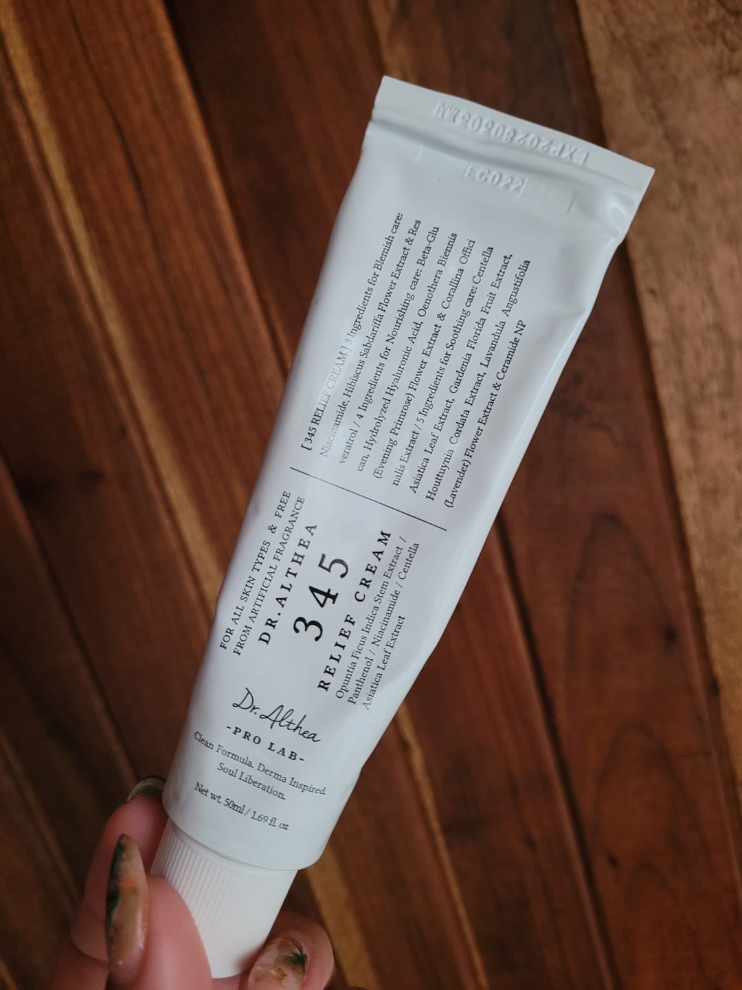 Customer photo review of 345 Relief Cream