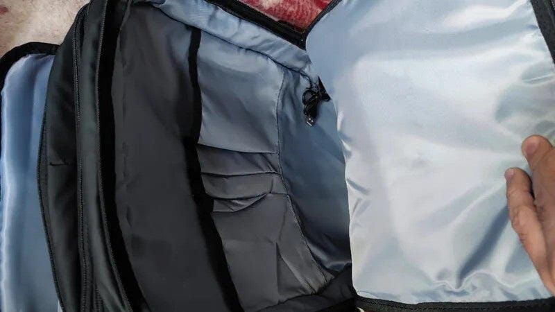 Customer photo review of Pathrato: Multi-layered Compartments With Minimalistic Design Backpacks