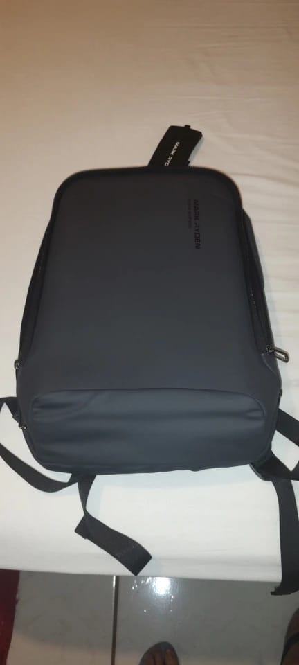 Customer photo review of Profession: Futuristic Design Minimalist and Lightweight Backpack