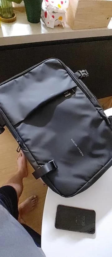 Customer photo review of Pathrato: Multi-layered Compartments With Minimalistic Design Backpacks