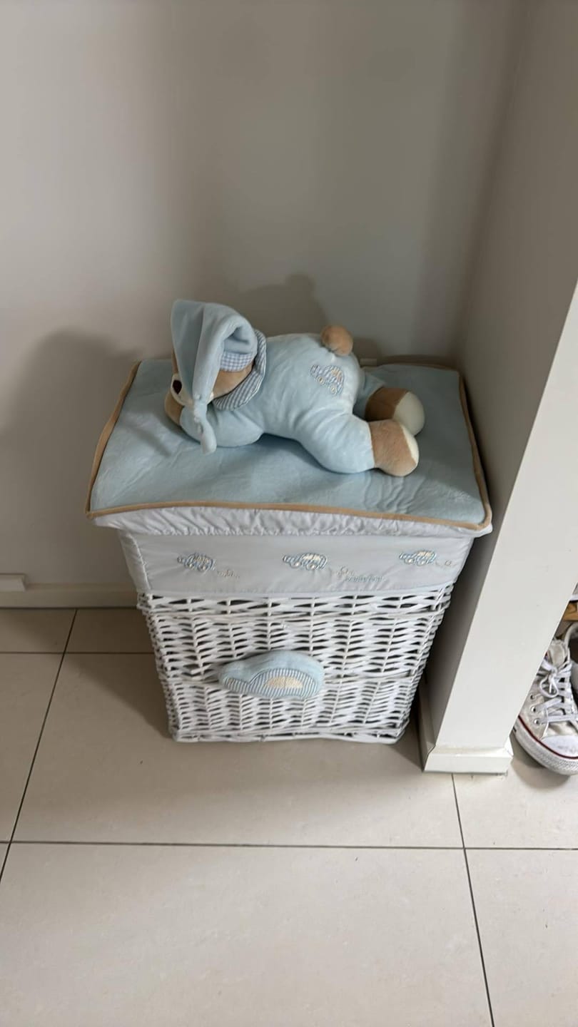 Customer photo review of Square Laundry Basket Set | Blue