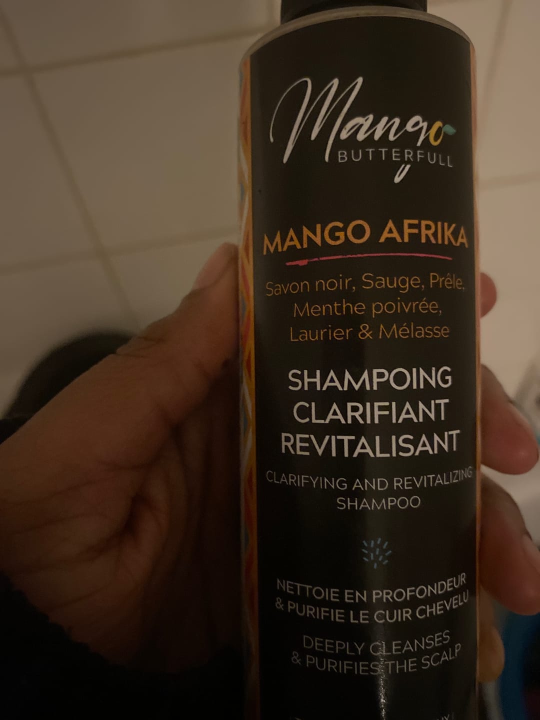 Customer photo review of Shampoing clarifiant MANGO AFRIKA