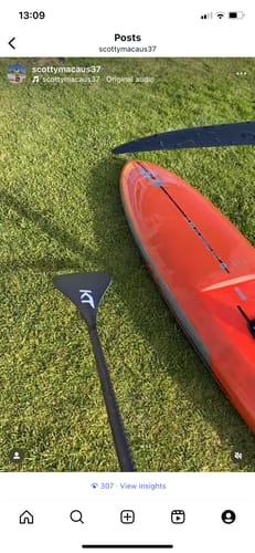 Customer photo review of KT Foiling Foil Blade Paddle