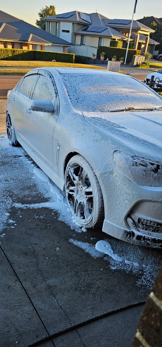 Customer photo review of Foam Cannon Upgrade Kit