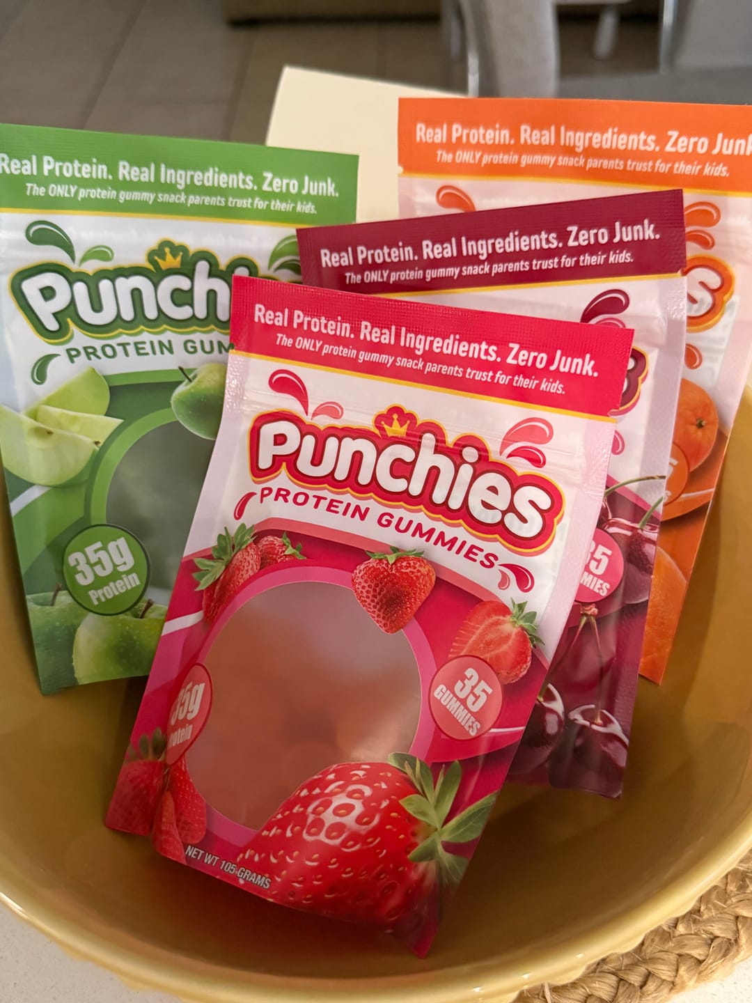 Customer photo review of Protein Gummies for Kids