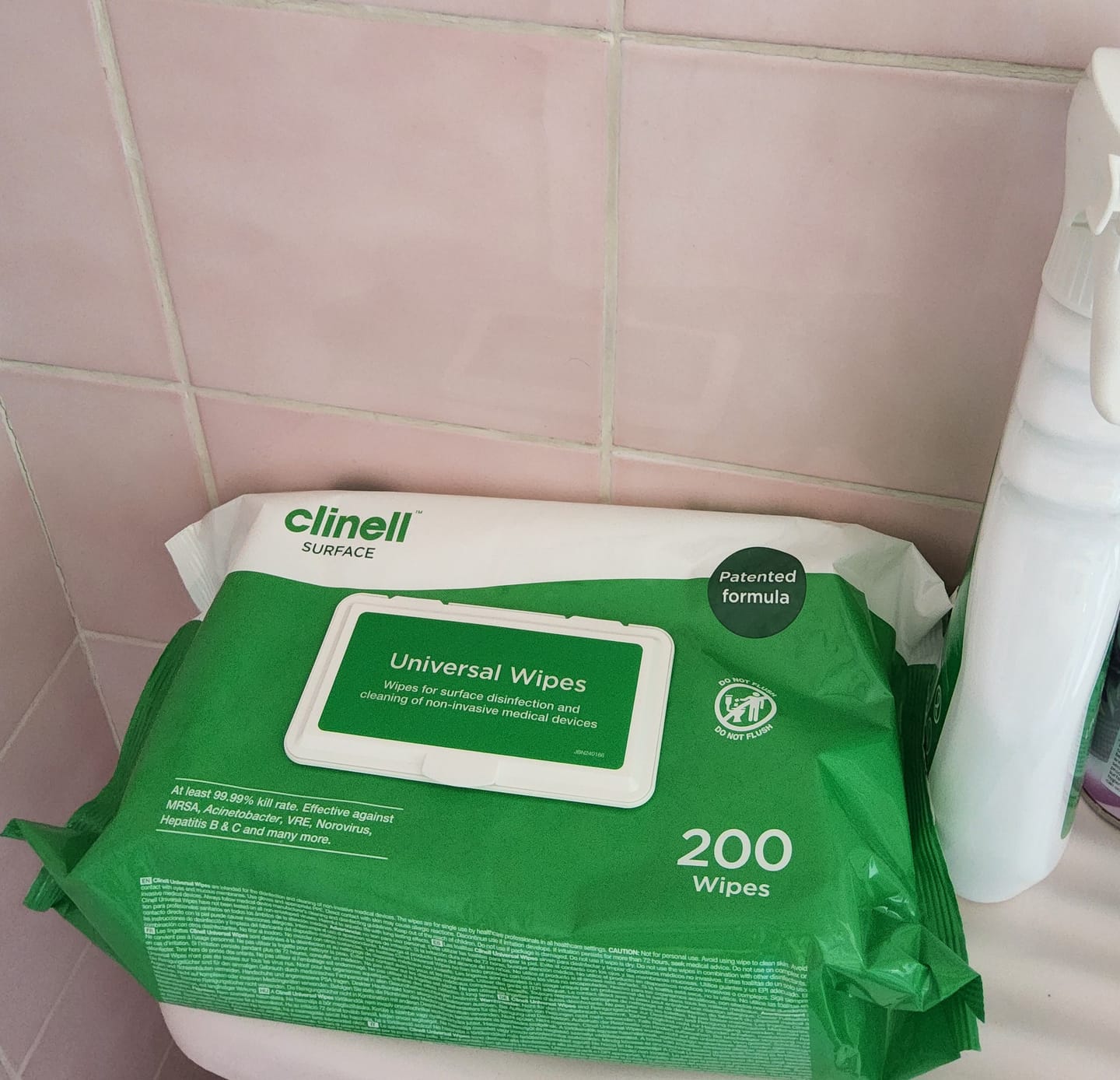 Customer photo review of Clinell Universal Wipes CW200