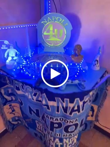 Customer video review of Lampada Partenope Celebrativa 4°  Scudetto