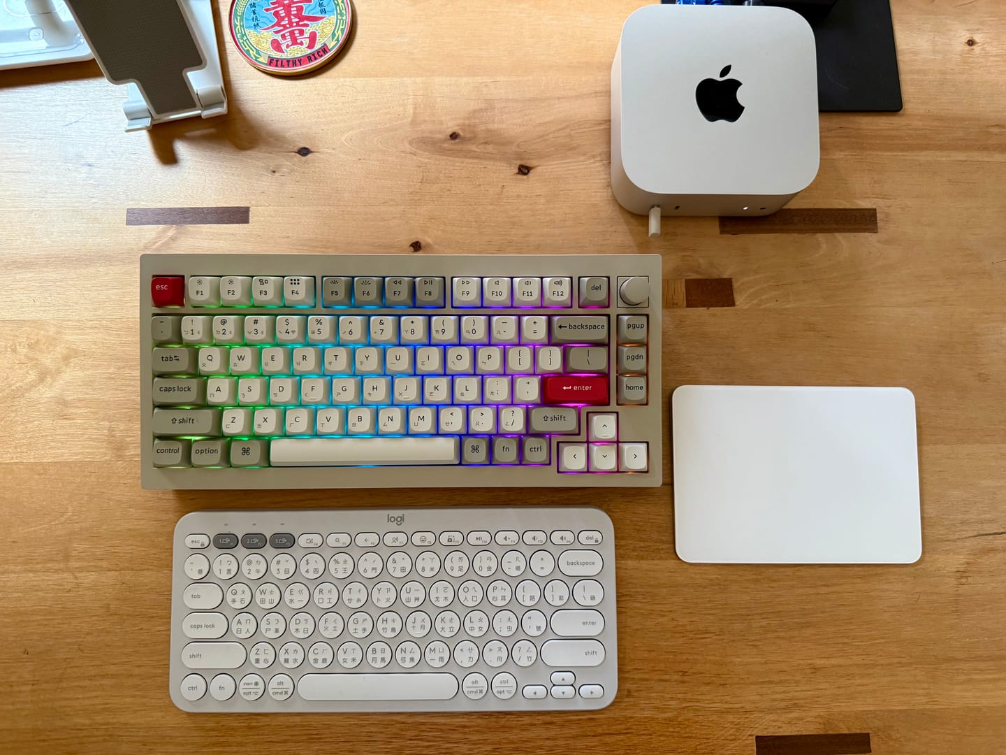 Customer photo review of Keychron V1 Max QMK/VIA 無線客製化機械式鍵盤(注音版本)