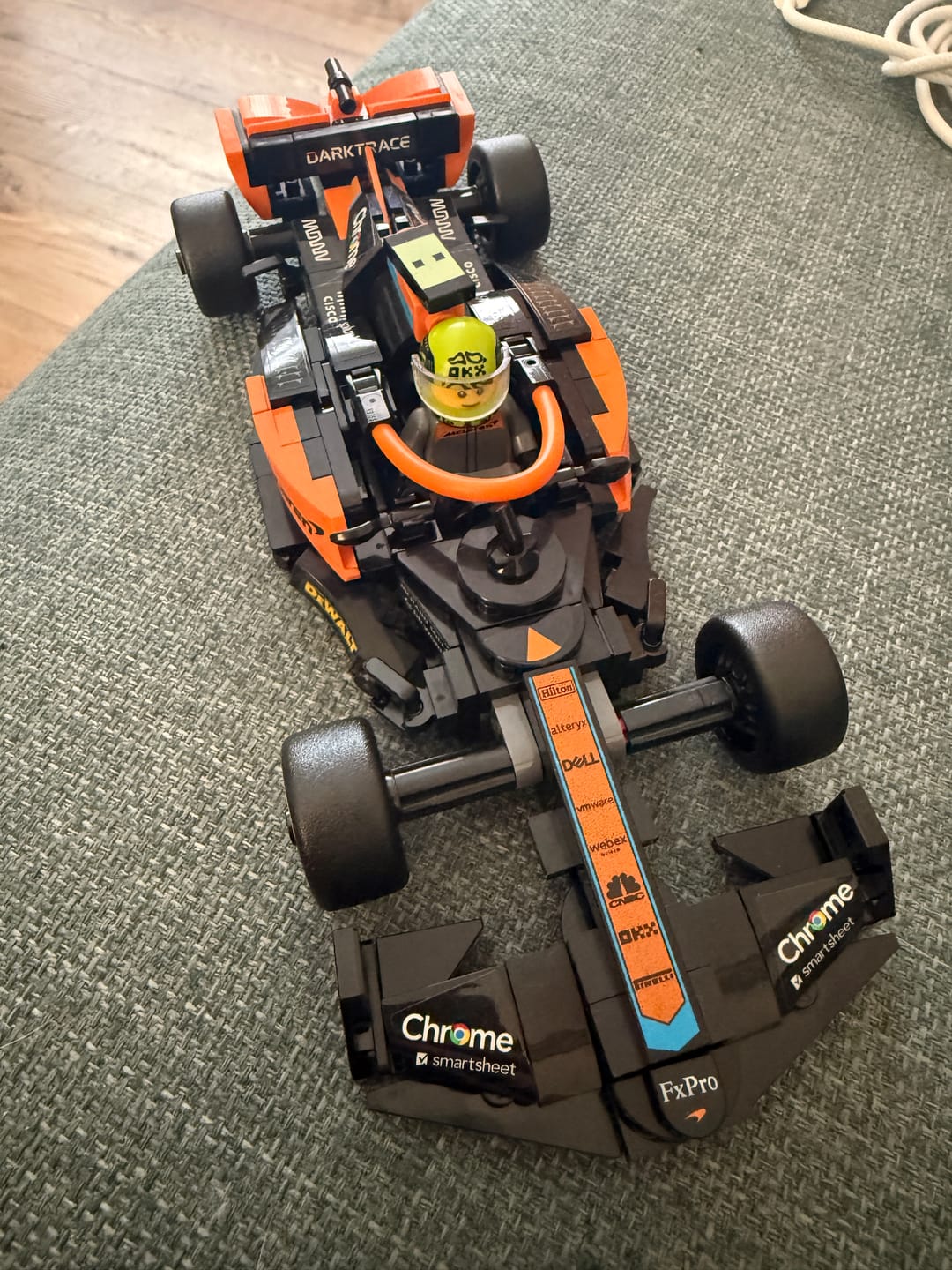 Customer photo review of Lando Norris 2025 Nano Helmet