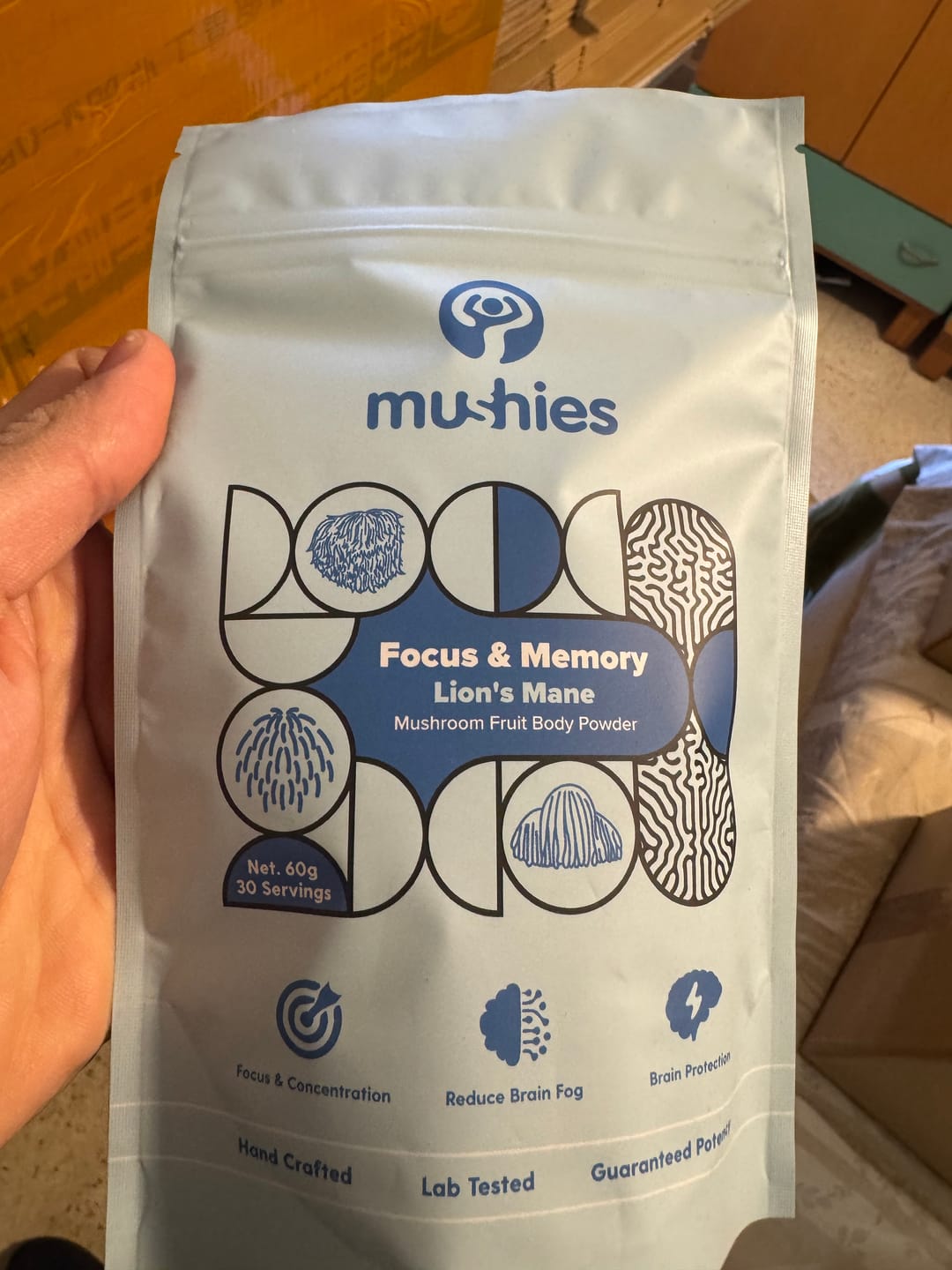 Customer photo review of Lions Mane, Focus & Memory