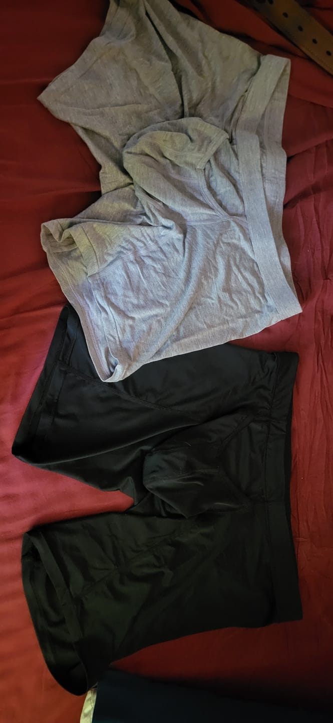 Customer photo review of Nylon 9in Boxer Briefs V-FLY 3pk Black