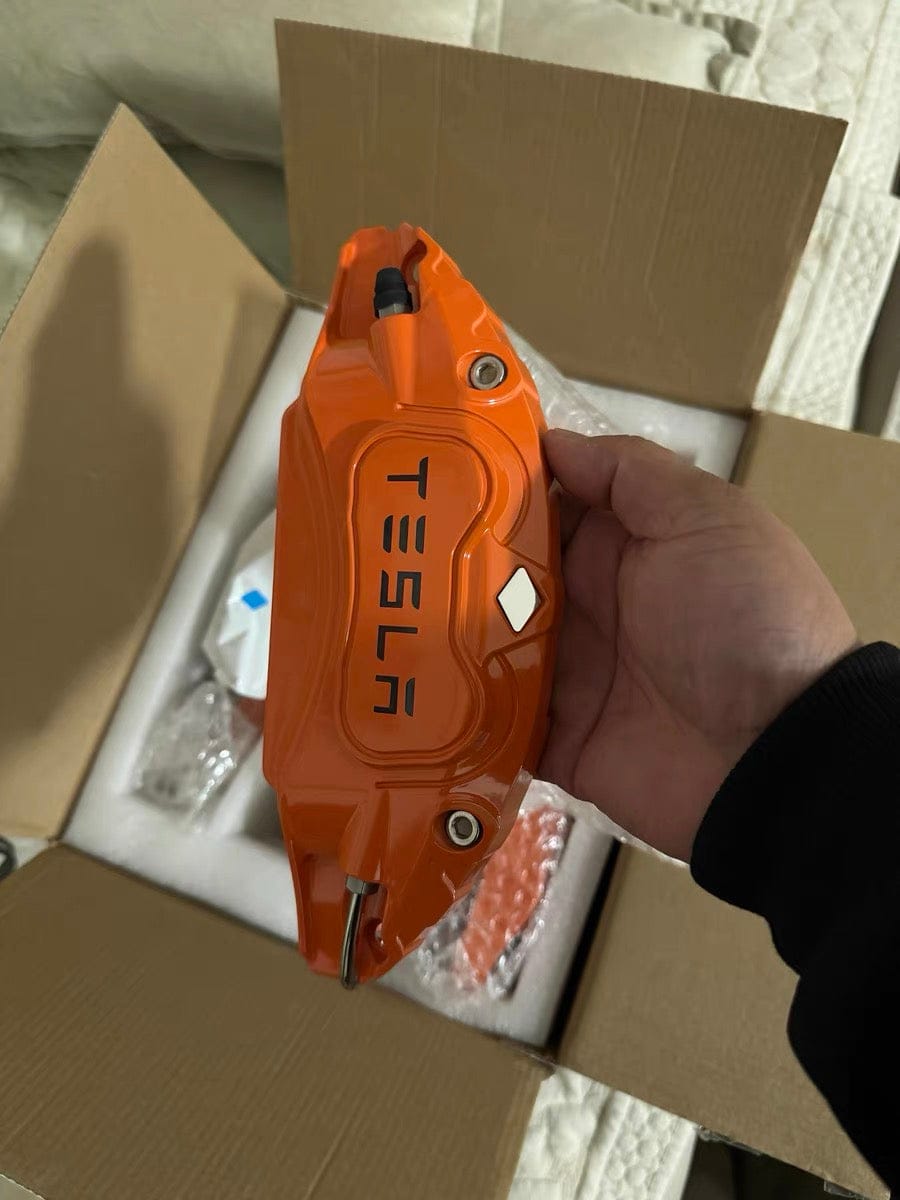 Customer photo review of Aluminum Alloy Caliper Cover For Model 3/Y/3 Highland/Y Juniper/X/S/Cybertruck(Set of 4pcs)