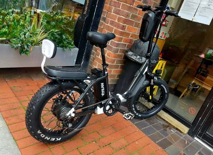 Customer photo review of U3 Full Suspension Foldable Fat Tire Electric Bike