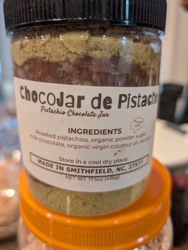 Customer photo review of ChocoJar de pistacho