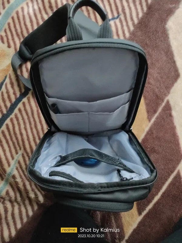 Customer photo review of Colonne: High-capacity Urban Commuting Daily Crossbody Bag