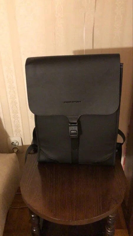 Customer photo review of MUKE I: School Style Classic Business Work Black Oxford Backpack