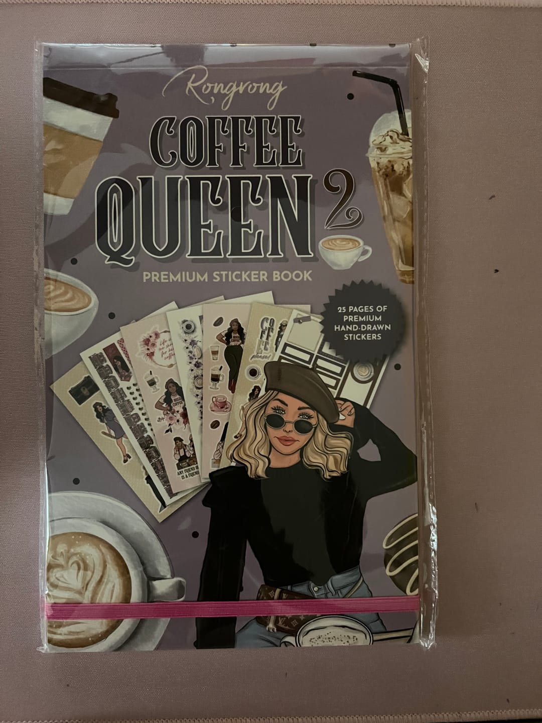 Customer photo review of Coffee Queen #2 Sticker Book
