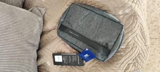 Customer photo review of Compact Size and Large Capacity Multi-Layer Paged Washbag