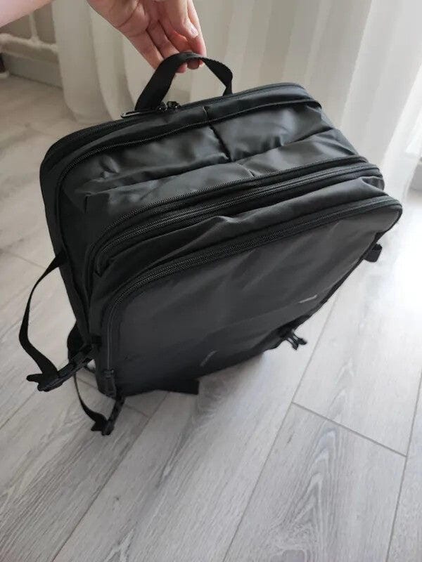 Customer photo review of Pathrato: Multi-layered Compartments With Minimalistic Design Backpacks