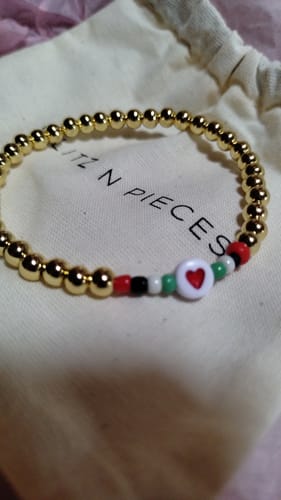 Customer photo review of Palestine Bracelet