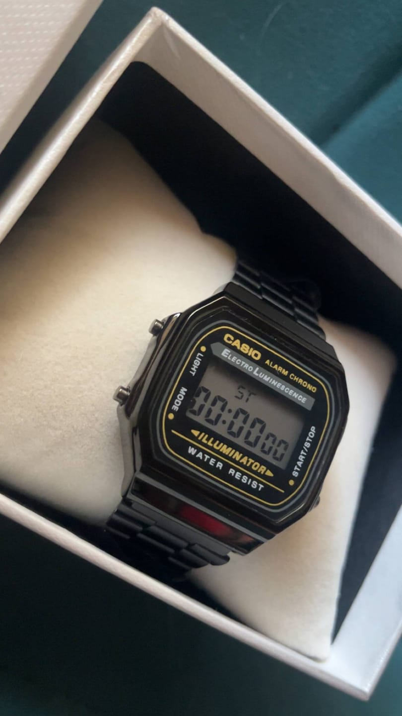 Customer photo review of Casio Vintage A168 Unisex (Digital Watch)