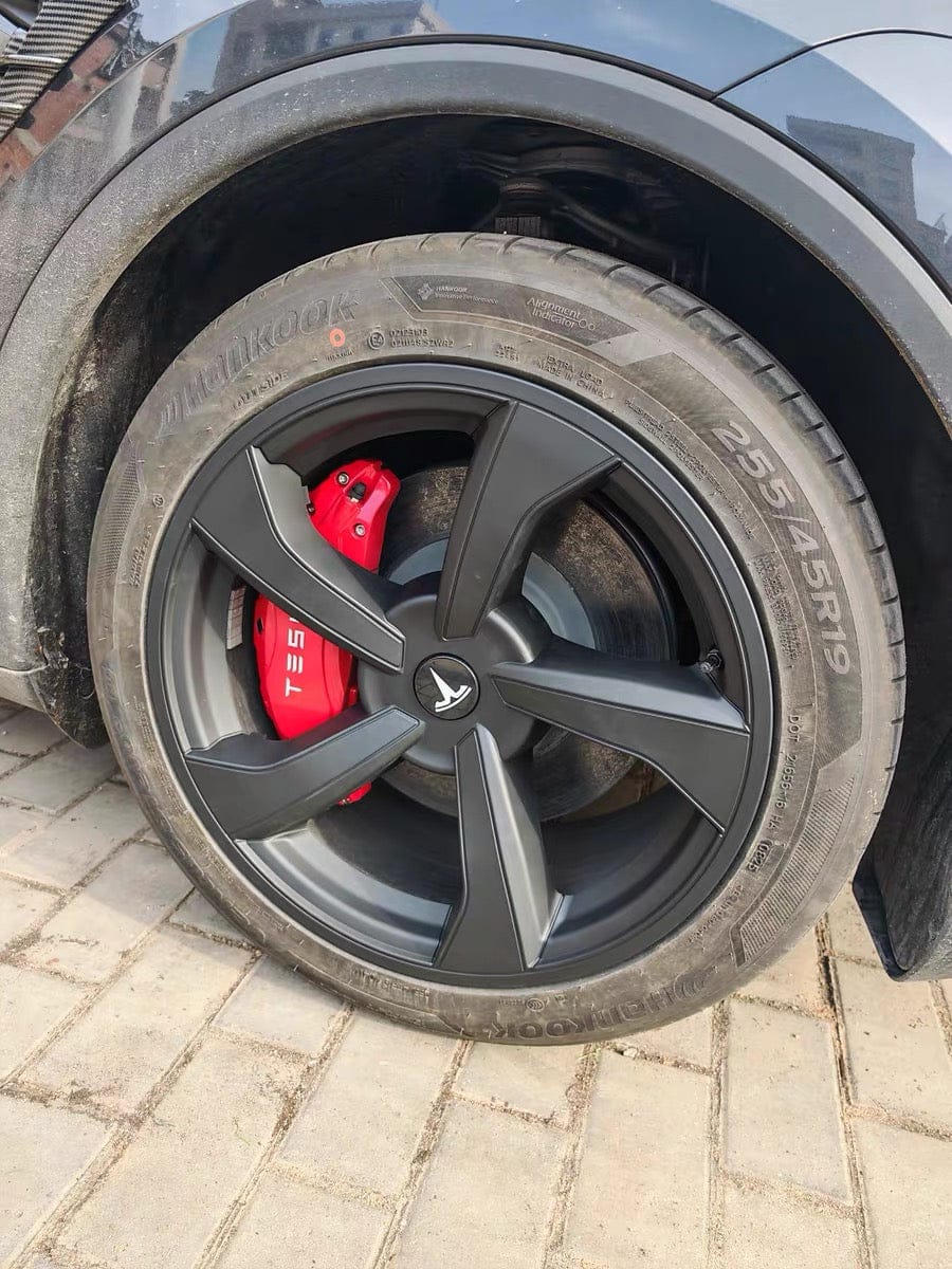 Customer photo review of Aluminum Alloy Caliper Cover For Model 3/Y/3 Highland/Y Juniper/X/S/Cybertruck(Set of 4pcs)