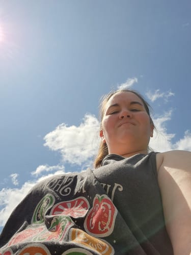 Customer photo review of Tomato Lovers Collective Racerback