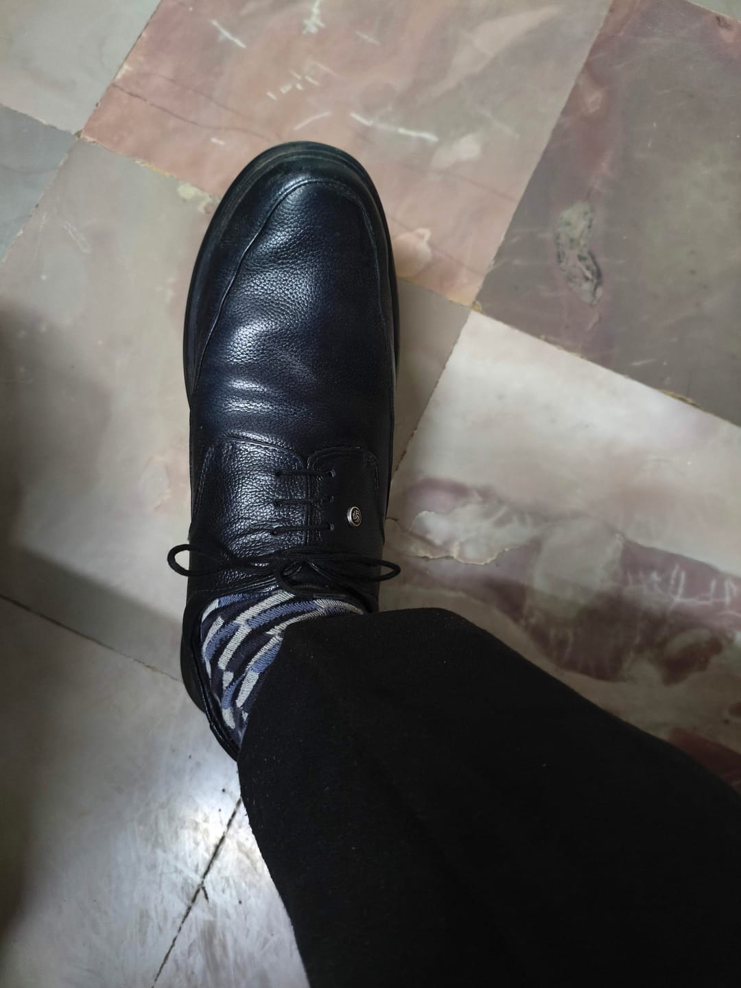 Customer photo review of Bacca Bucci Leather Office Lace-ups Formal Shoes | UK- 06 to 14