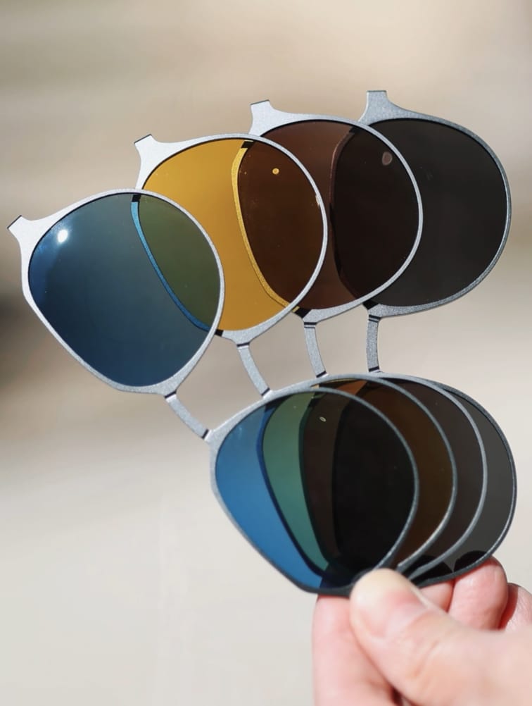 Customer photo review of Calvin | Magnetic Clip-on Eyeglasses Sunglasses | ZanyLen New Arrival 2025