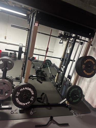 Customer photo review of Major Fitness B52 All-In-One Home Gym Smith Machine