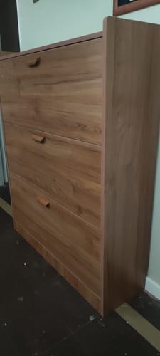 Customer photo review of Mueble Zapatero Organizador Estante para Zapatos VTRIN 120x100x30 cm