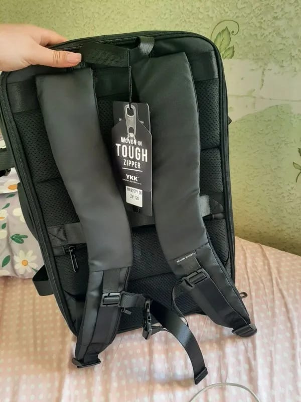 Customer photo review of Pathrato: Multi-layered Compartments With Minimalistic Design Backpacks
