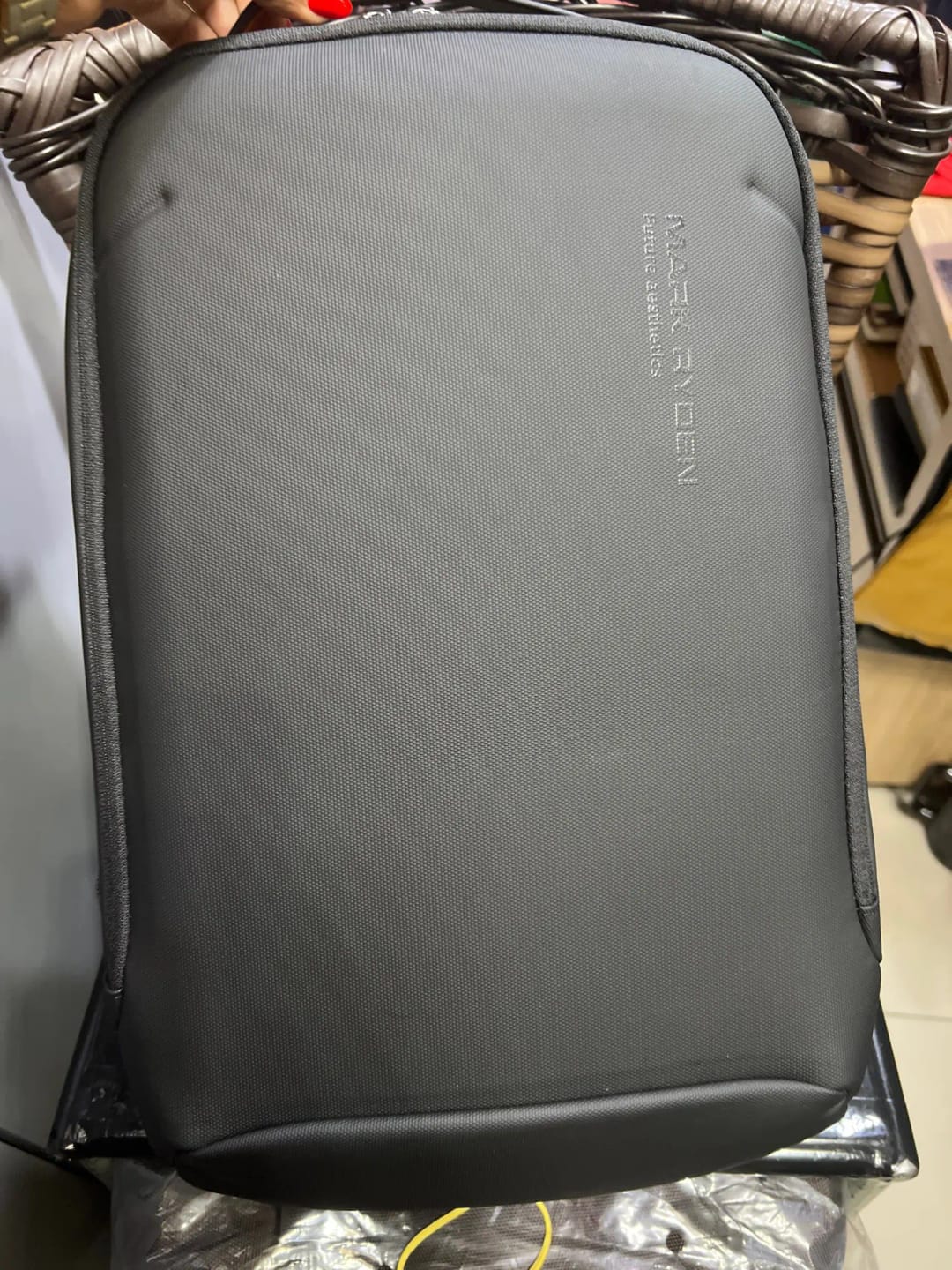Customer photo review of Profession: Futuristic Design Minimalist and Lightweight Backpack
