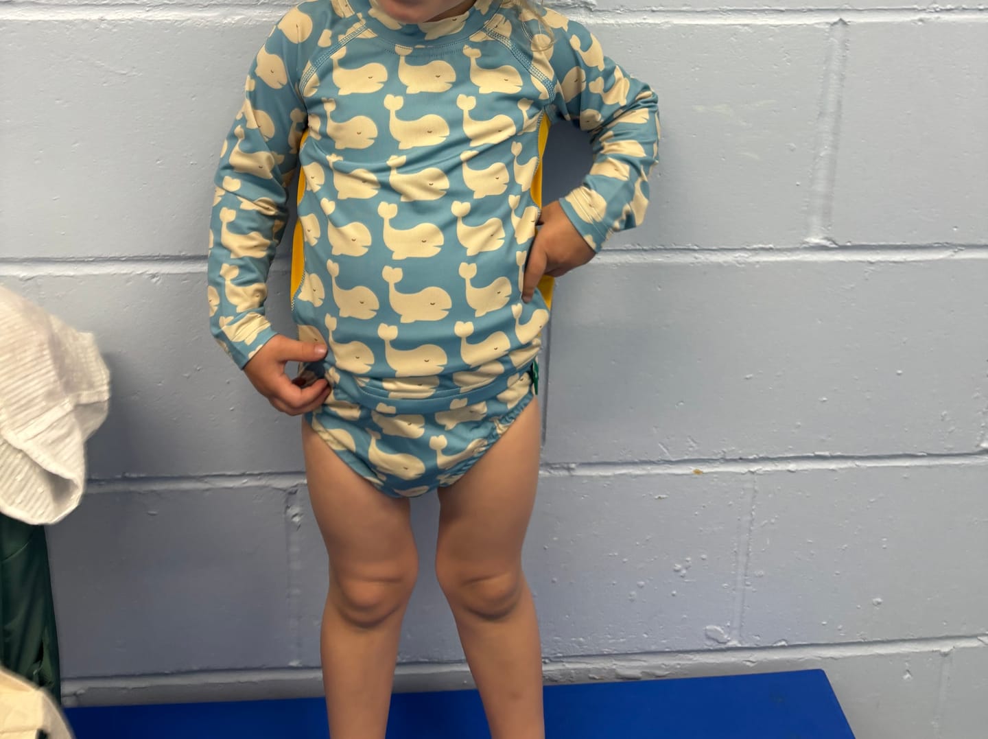 Customer photo review of Blue Whales Reusable Swimming Nappy