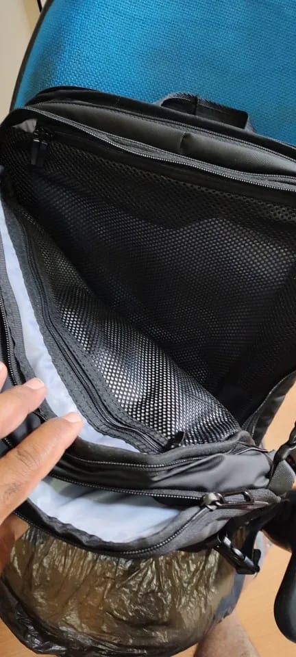 Customer photo review of Pathrato: Multi-layered Compartments With Minimalistic Design Backpacks