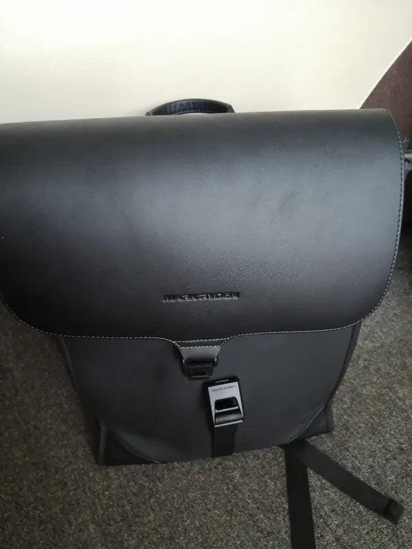 Customer photo review of MUKE I: School Style Classic Business Work Black Oxford Backpack