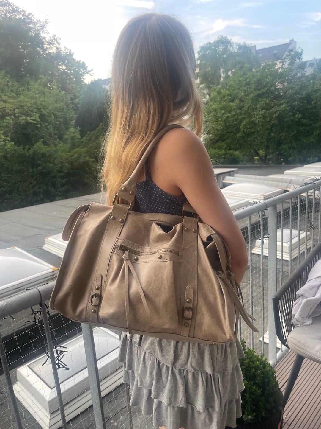 Customer photo review of It girl bag Creme