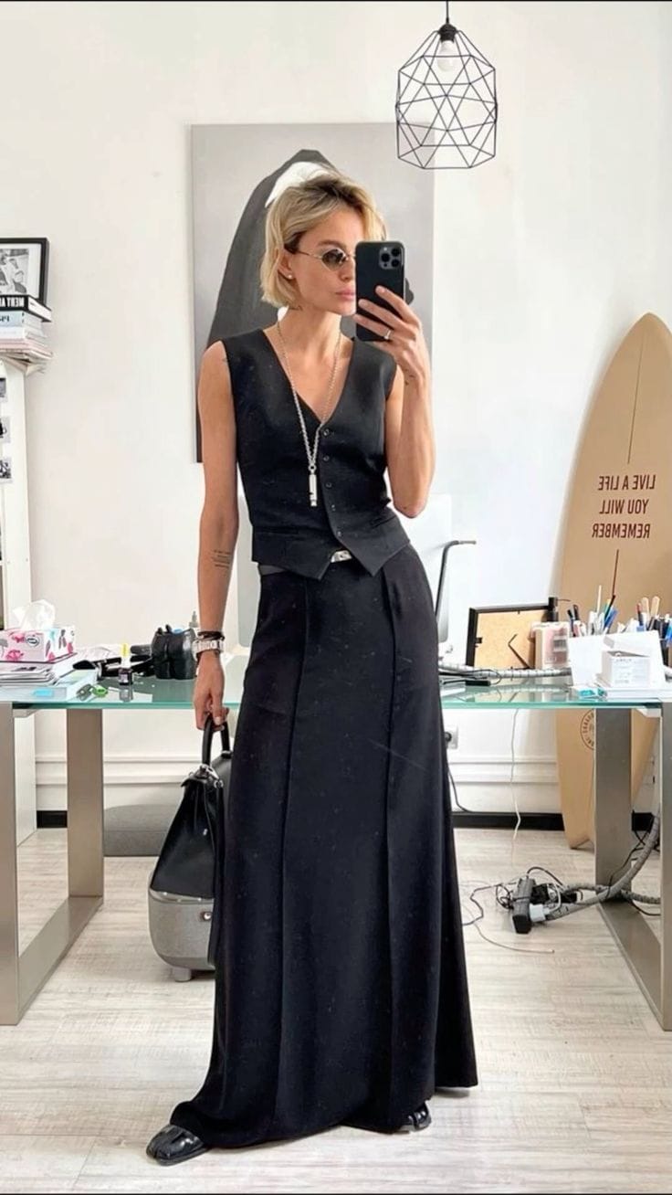 Customer photo review of H-type skirt