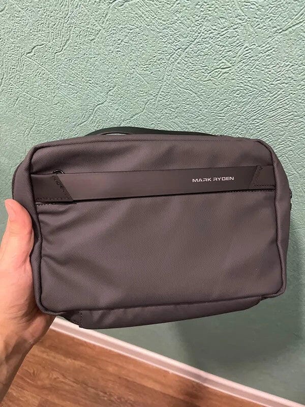 Customer photo review of Compact Size and Large Capacity Multi-Layer Paged Washbag