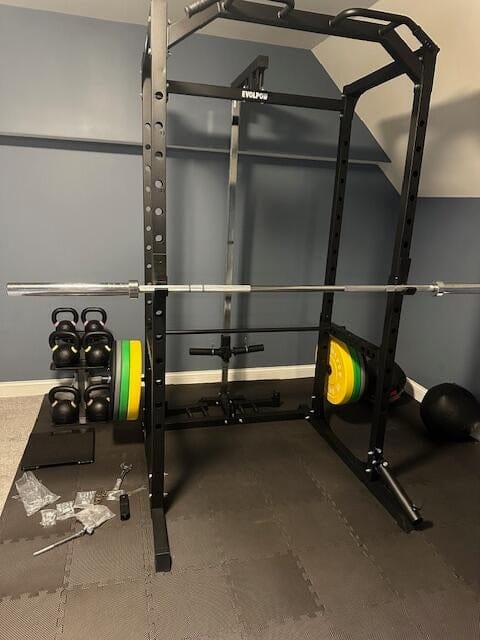Customer photo review of EVOLPOW P2A Brute All-in-One Power Rack Home Gym - For Beginner