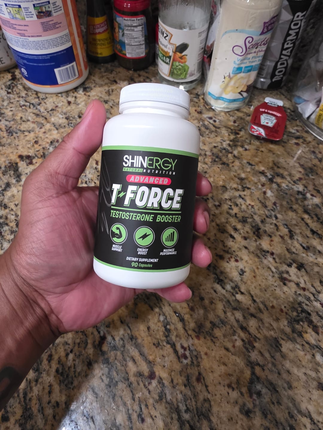 Customer photo review of T-Force Advanced Testosterone Booster - 90 Capsules PRE ORDER