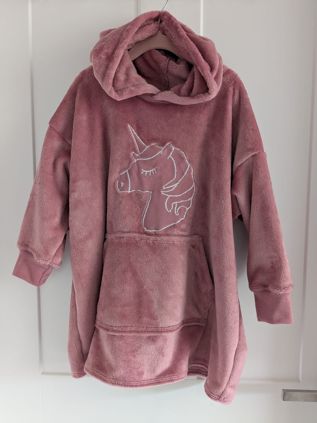 Customer photo review of Plain Cuddle Fleece Fabric