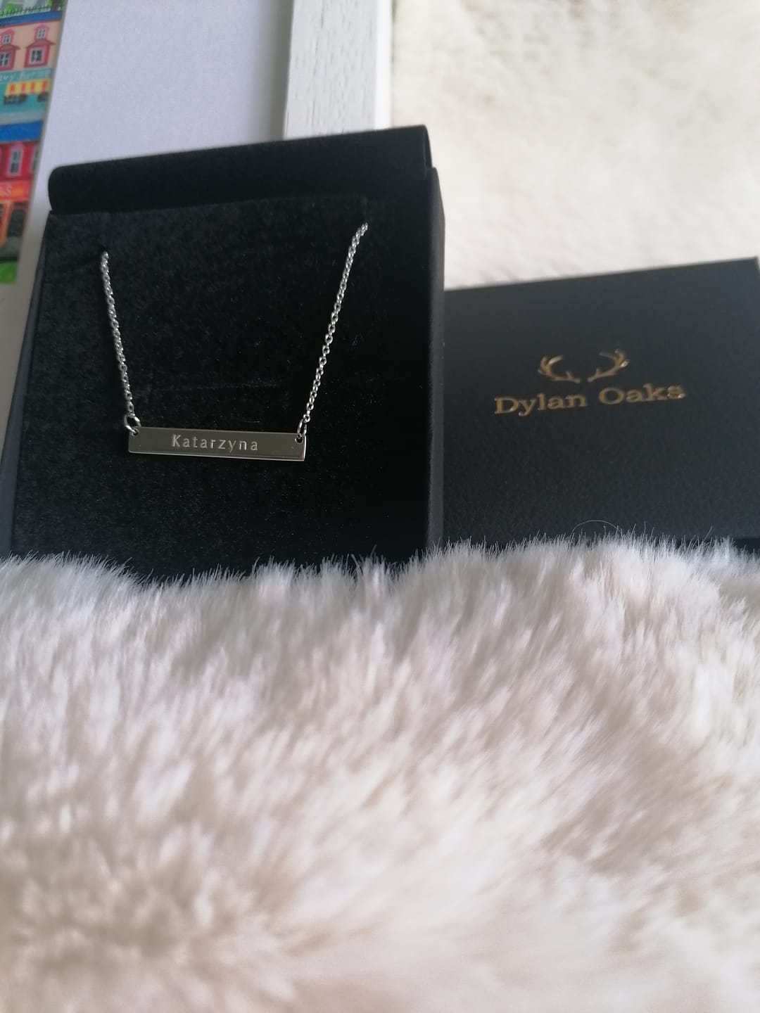 Customer photo review of 3cm Precious Letter Bar in Silver