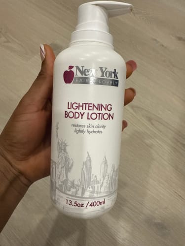 Customer photo review of New York Fair & Lovely Body Brightening Lotion 400 ML
