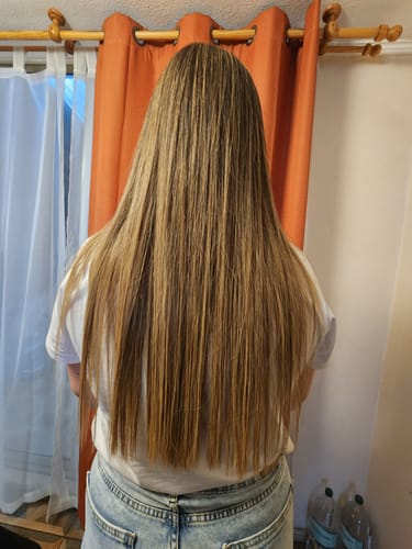 Customer photo review of Kit Alisado en Casa Premium + Peine Planchado y Set (Regalo)