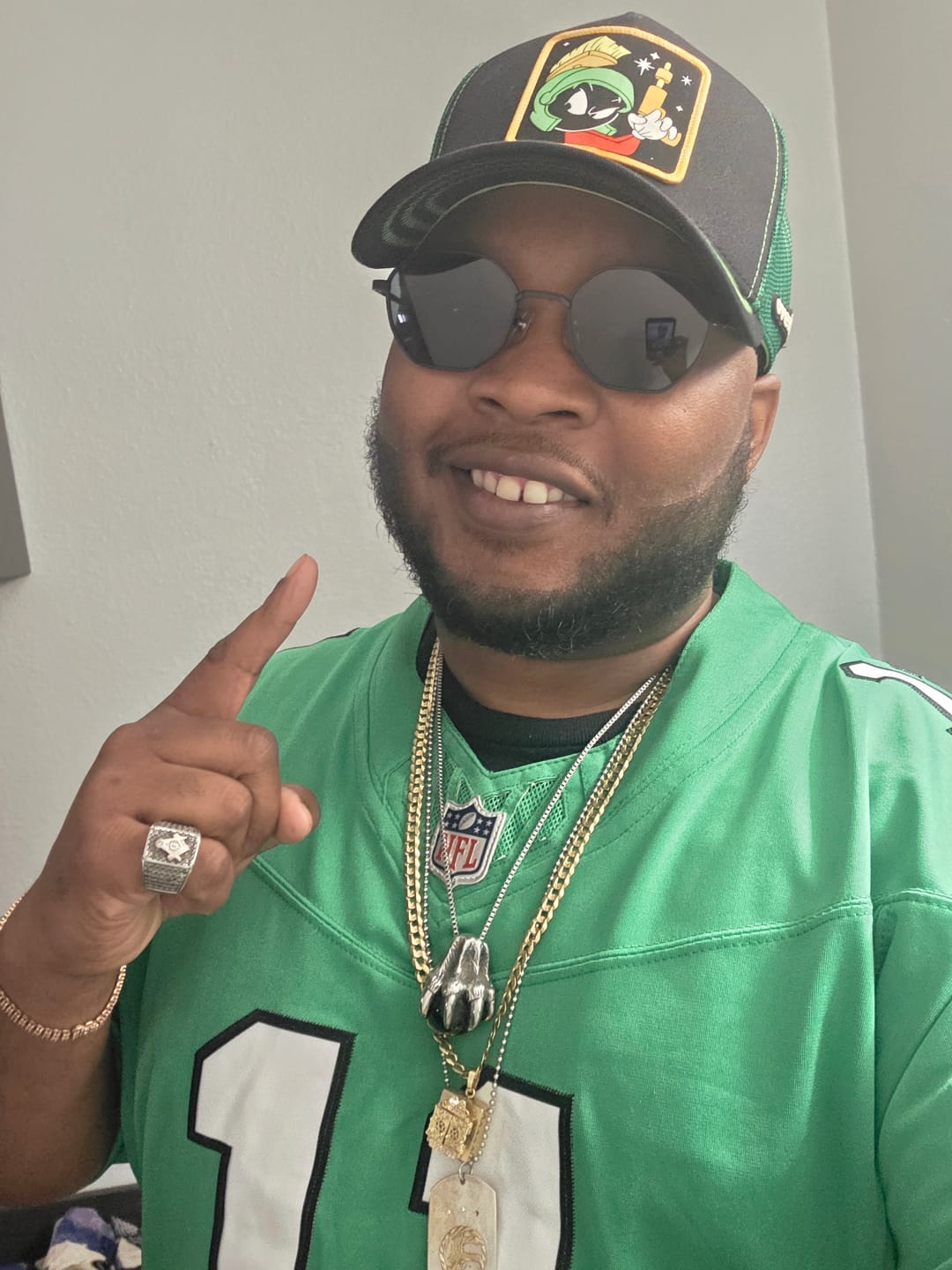 Customer photo review of OVERLORD X Looney Tunes: Marvin the Martian Trucker Cap