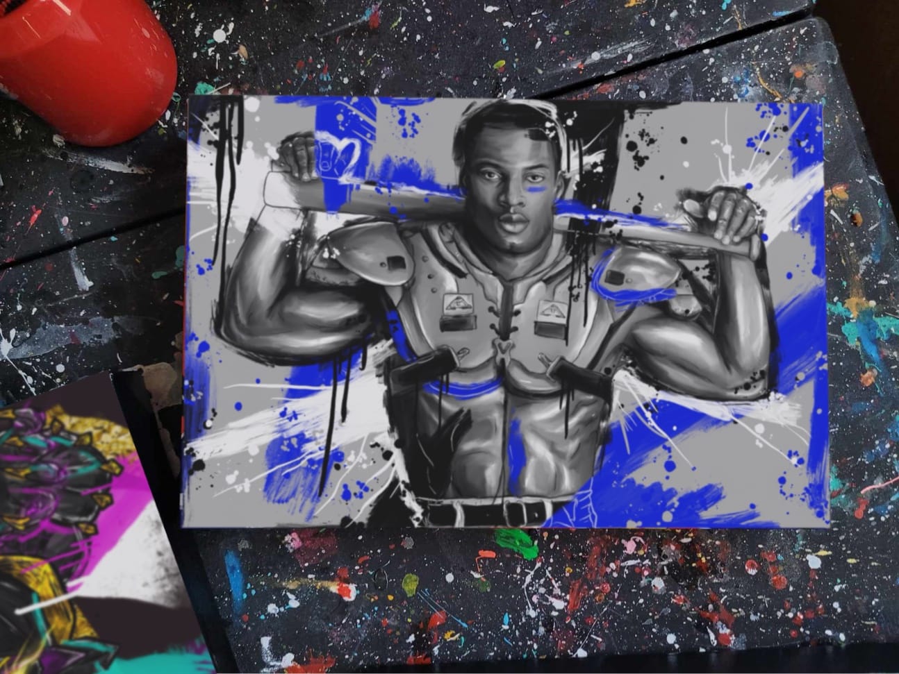Customer photo review of Witt’ness Greatness - Bobby Witt Jr - Limited Edition Art Print